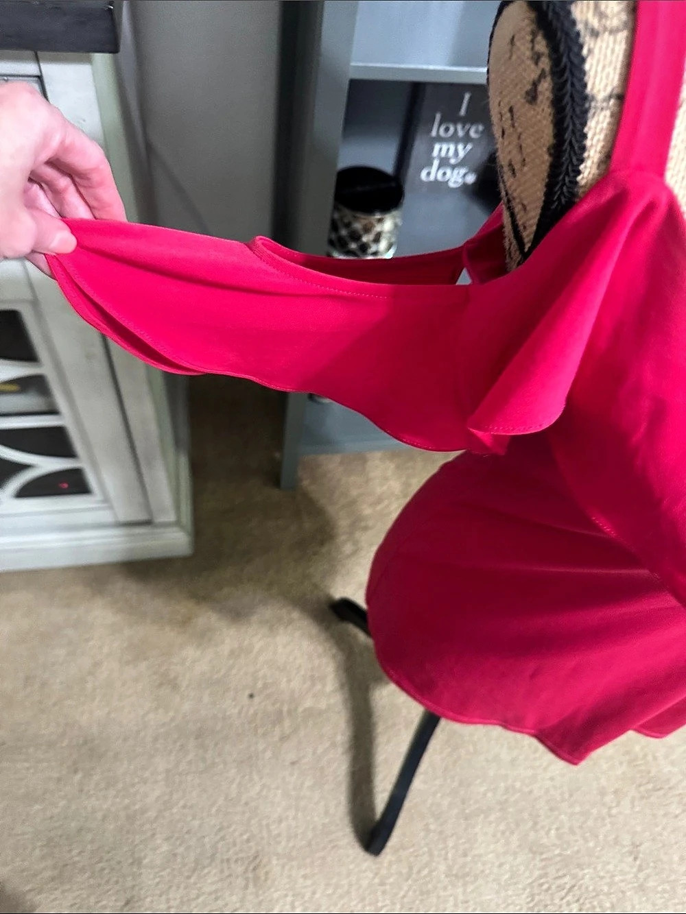 EXPRESS Ruffle Camisole in Pink Small - Picture 5 of 7